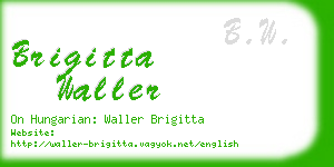 brigitta waller business card